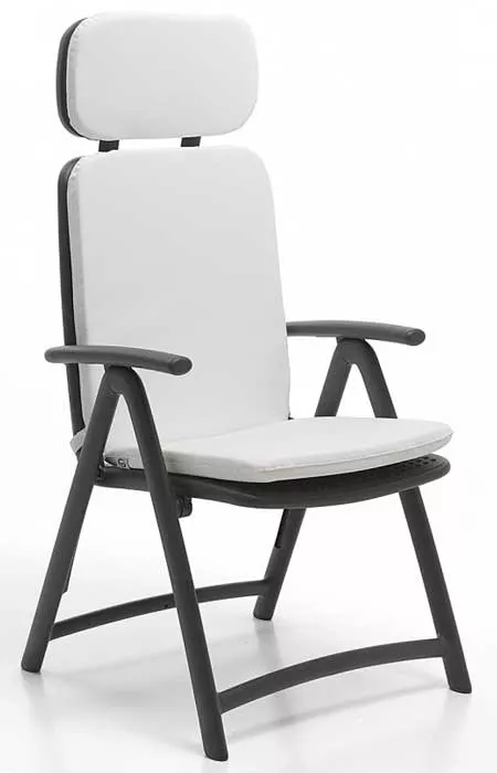 Складное пластиковое кресло с регулировкой спинки Италия