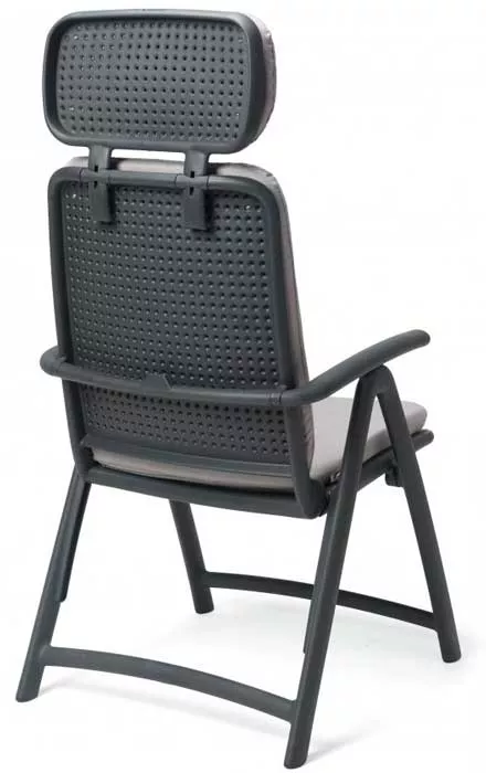 Складное пластиковое кресло с регулировкой спинки Италия