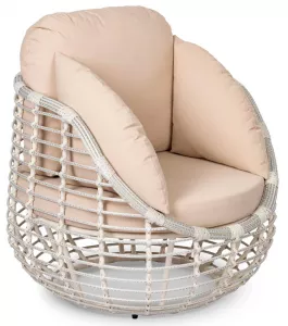 Кресла из искусственного ротанга с регулировкой наклона спинки