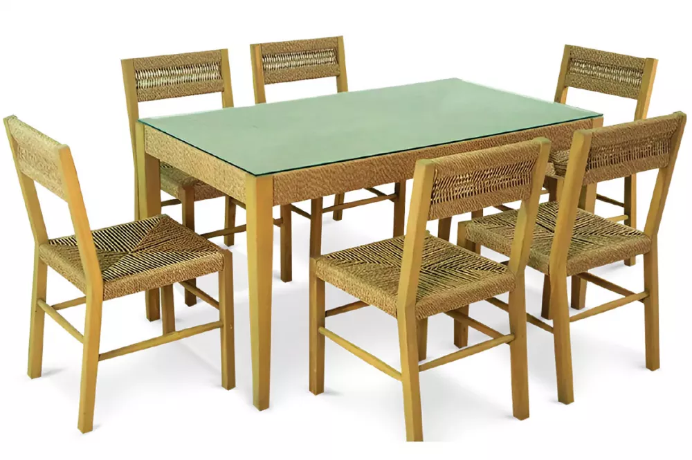 Плетеный комплект мебели из искусственного ротанга для 4-х