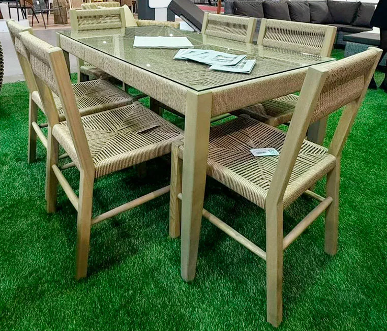 Плетеный комплект мебели из искусственного ротанга для 4-х Плетеный комплект мебели из искусственного ротанга для 4-х