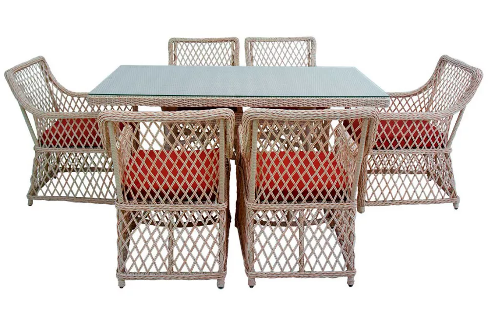 Садовая мебель для дачи. Прочный искусственный ротанг!