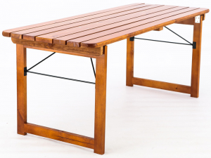 Складной обеденный стол деревянный из сосны купить недорого