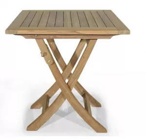 Большой прямоугольный раздвижной стол из тика 190-270 купить