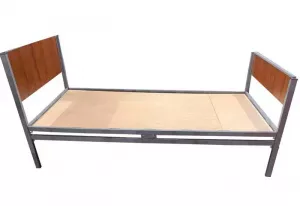 Кровать металлическая двухъярусная для рабочих