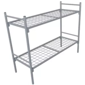 Кровать металлическая односпальная для общежитий купить!