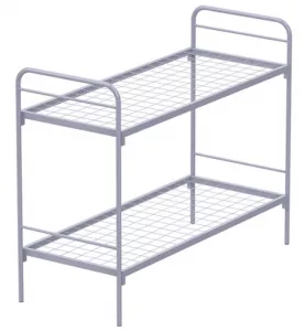 Кровать двухъярусная металлическая в комплекте