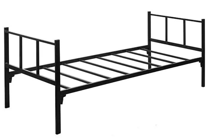 Кровать металлическая односпальная для общежитий купить!