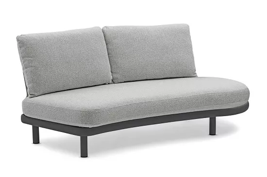 Алюминиевый комплект лаунж мебели антрацит/серый Алюминиевый комплект лаунж мебели антрацит/серый