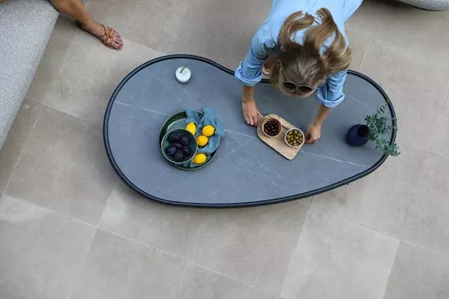 Алюминиевый комплект лаунж мебели антрацит/серый Алюминиевый комплект лаунж мебели антрацит/серый