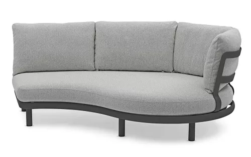 Алюминиевый комплект лаунж мебели антрацит/серый Алюминиевый комплект лаунж мебели антрацит/серый