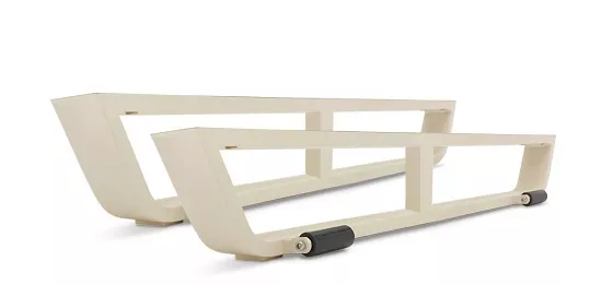 Комплект алюминиевых лежаков, бежевый Комплект алюминиевых лежаков, бежевый