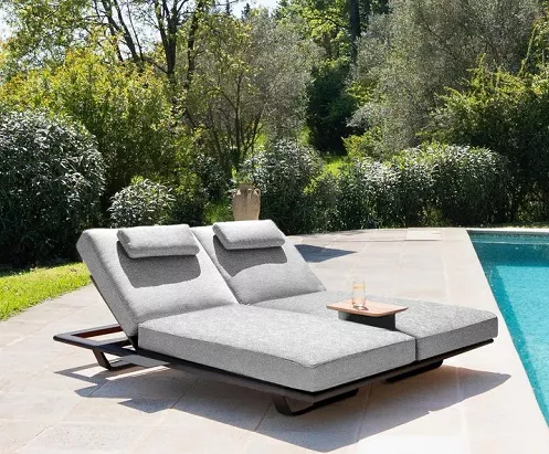 Комплект лежаков из алюминия, антрацит Комплект лежаков из алюминия, антрацит