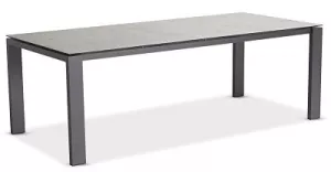 Обеденный стол алюминий/спеченный камень 220