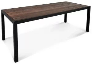 Прямоугольный обеденный стол, темно-серый