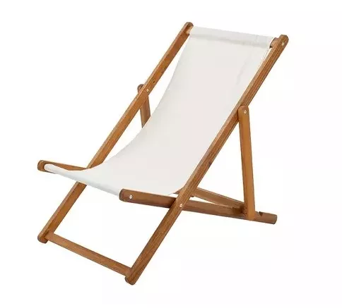 Купить складное кресло-шезлонг из акации