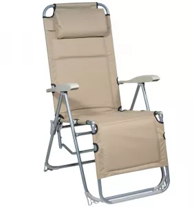 Складной кресло-шезлонг для пляжа и дачи купить недорого