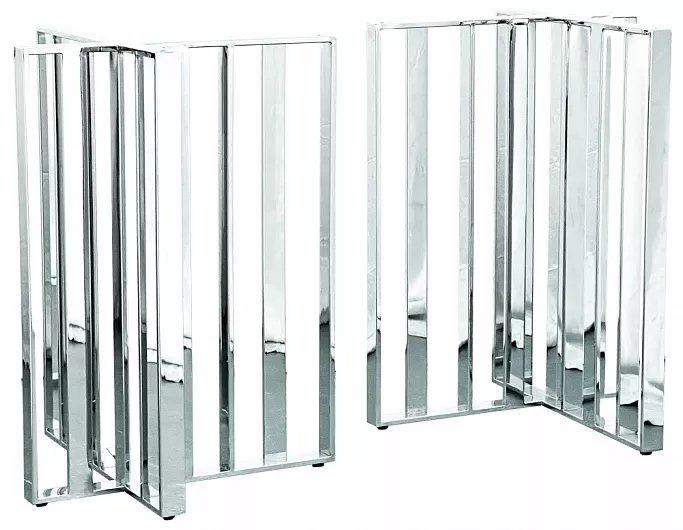 Металлические подстолья для большого стола 250х150 см Металлические подстолья для большого стола 250х150 см