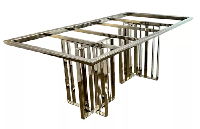 Металлические подстолья для большого стола 250х150 см Металлические подстолья для большого стола 250х150 см