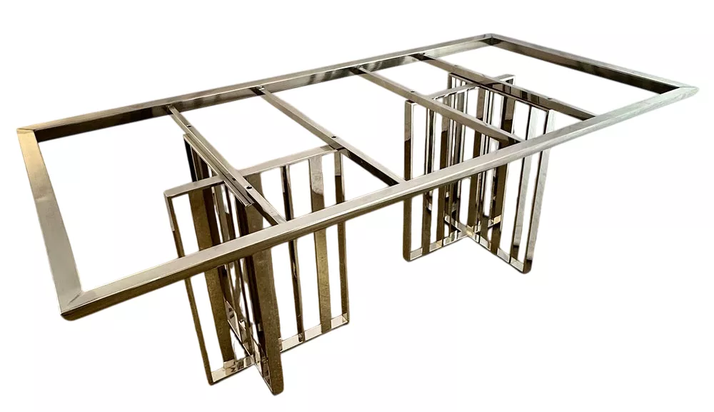 Металлические подстолья для большого стола 250х150 см Металлические подстолья для большого стола 250х150 см