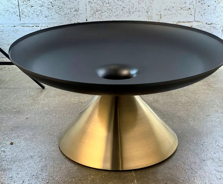 Металлическое подстолье для журнального стола золото/черный Металлическое подстолье для журнального стола золото/черный