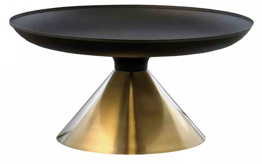 Металлическое подстолье для журнального стола золото/черный