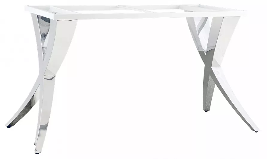 Стальное Х подстолье для большой столешницы 240х120см