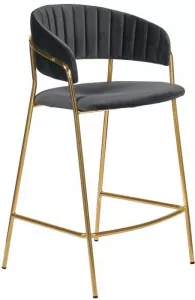 Полубарные стулья для кухни со спинкой купить, черный