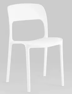 Стильные белые пластиковые стулья для дачи купить