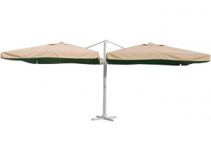 Двойной уличный зонт для кафе и пляжа купить недорого