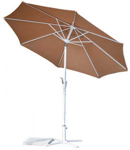 Уличный зонт пляжный с наклоном купить для дачи недорого 2,7 м