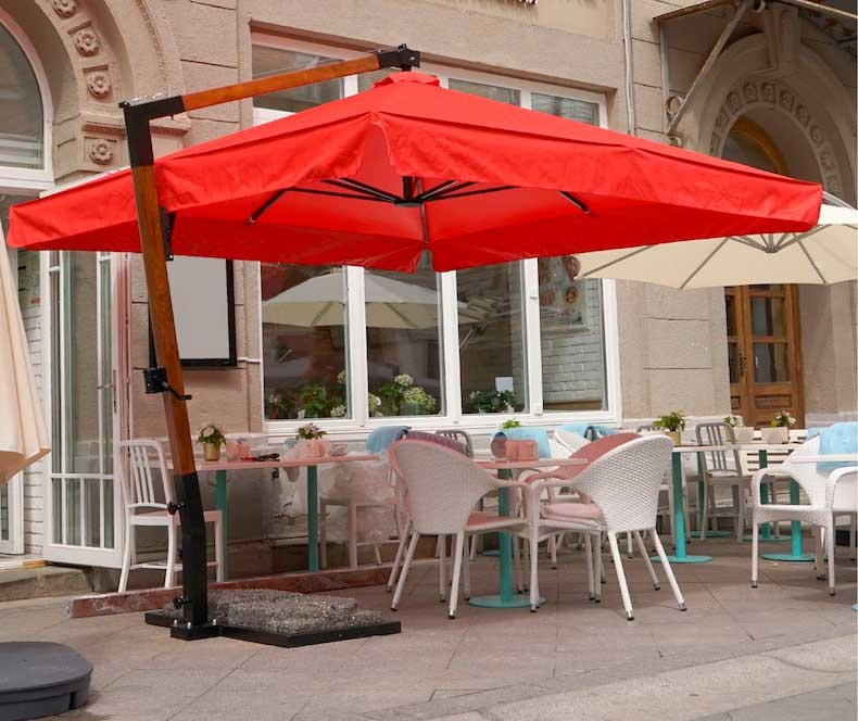 Уличные зонты для кафе