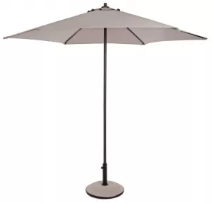Уличный зонт для дачи на центральной опоре 2,7 м, серый купить