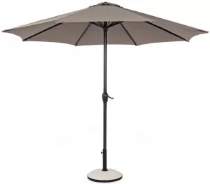 Зонт на центральной опоре для дачи 3м, коричневый