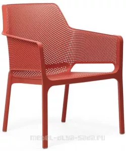Кресло из пластика, красный Италия