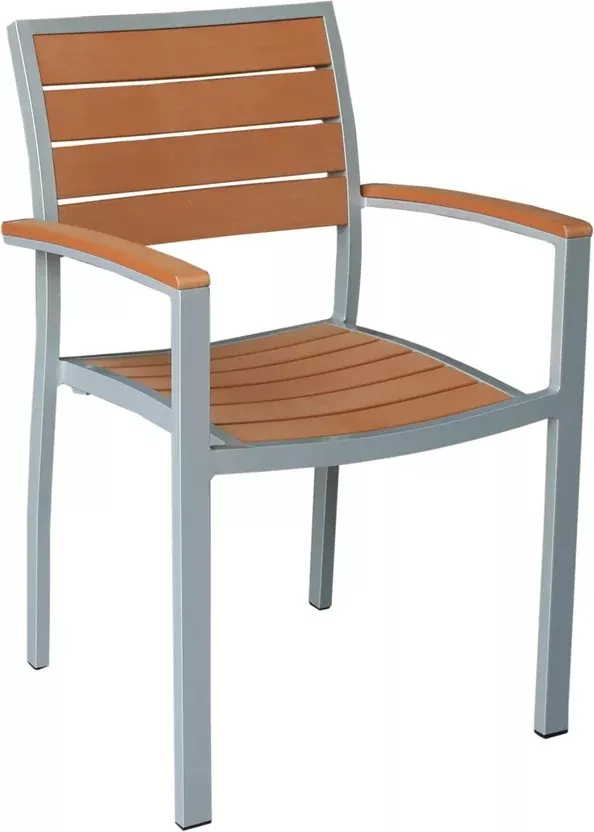 Уличный алюминиевый стул с искусственным деревом