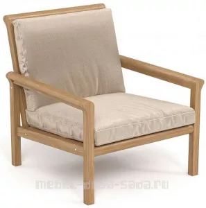 Кресло из массива ироко