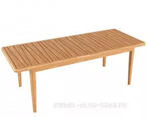 Раздвижной стол из массива ироко